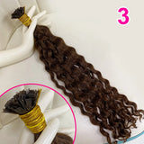 613 Flat Tip Hair Deep Wave 100% Human Vietnamese Bundles Extensiones Cabello Keratin K Tips Braiding Real Natural Fusion Hair