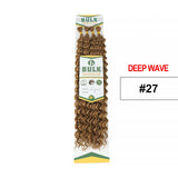 Julianna Deep Wave Synthetic Hair Bulk For Braiding Hair 20Inch Hair Bundles No Weft Natural Black Hair Extensions Wholesale