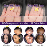 13X4 Lace Frontal Human Hair Wigs For Women 28 Inch Brazilian Body Wave Lace Front Wig Pre-plucked Hairline with Baby Hair Wigs
