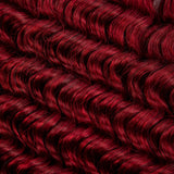 Water Wave Curly 100% Human Hair Bundles for Boho Braid No Weft Deep Wave Brazilian Virgin Hair Bulk for Braiding Extension