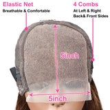 BOB Lace Front Wig Human Hair Straight 180% Full Density 13x4 HD Transparent Lace Frontal Wigs bob hair lace front wig For Women