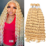 Wholesale 100% Deep Wave Human Hair Bulk for Boho Braids Raw Hair Extensions Deep Wave Bundles  12A Vietnamese Hair 30 inch