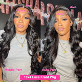HD Lace Wig 13x6 Front Wig Body Wave Lace Frontal Wig Pre Plucked Human Hair Lace Front Wigs For Women 360 Full Human Hair Wigs