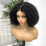 Kinky Curly Bob Wigs Afro Kinky 4*4 Lace Closure Wigs Kinky Curly Human Hair Wigs Afro Kinky Curly BOB Wigs For Women HairUGo