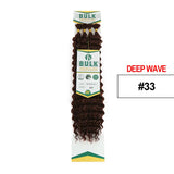 Julianna Deep Wave Synthetic Hair Bulk For Braiding Hair 20Inch Hair Bundles No Weft Natural Black Hair Extensions Wholesale