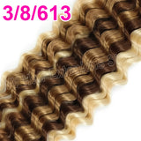613 Flat Tip Hair Deep Wave 100% Human Vietnamese Bundles Extensiones Cabello Keratin K Tips Braiding Real Natural Fusion Hair