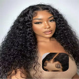 Glueless 5x5 Ready To Wear Deep Wave Hd Lace Clousure Wig Human Hair Pre Plucked 13x6 Hd Frontal Curly Brazilian Wigs For Women